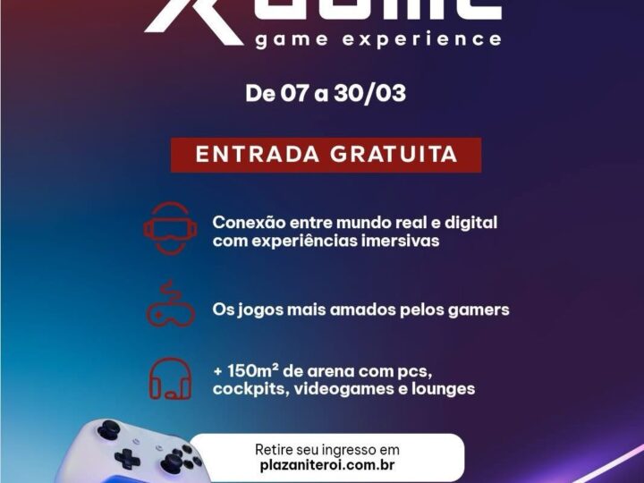 Xdome Arena Chega ao Plaza Niterói para Experiência Gratuita de Games e Tecnologia