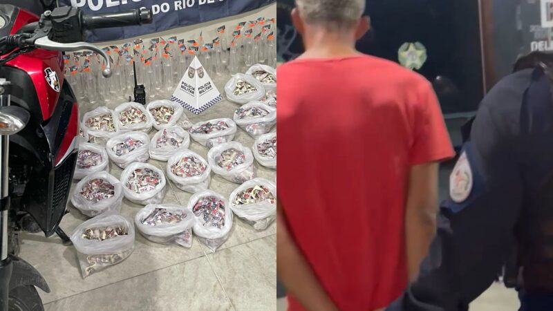 Polícia prende suspeito de homicídios e tráfico na Comunidade do Capote, em São Gonçalo