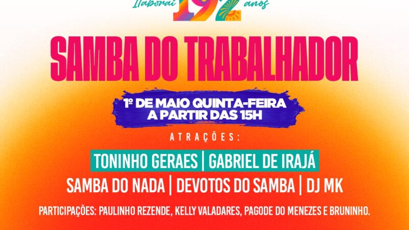 Itaboraí 192 anos: Samba do Trabalhador homenageia a força de quem move a cidade
