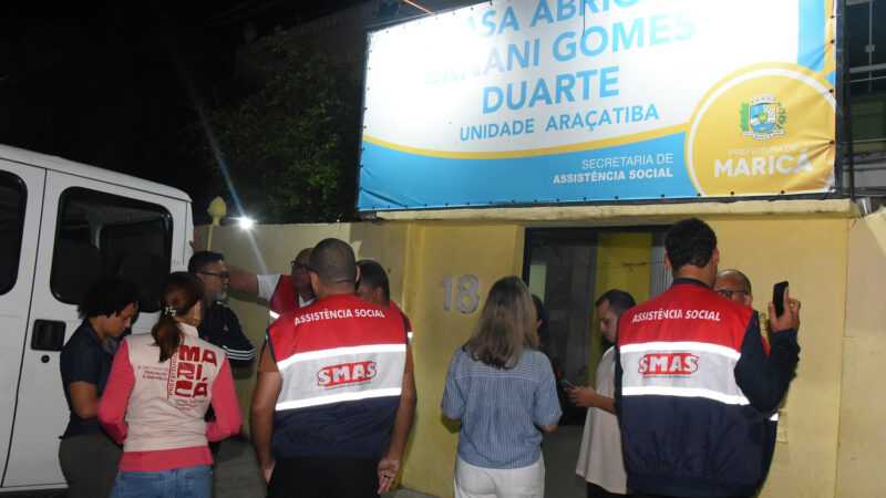 Abordagem Social encaminha 27 pessoas em situação de rua para Casa Abrigo de Maricá