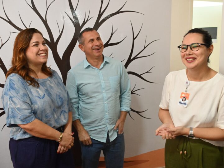 Secretário executivo de Niterói e primeira-dama visitam CAPSI Monteiro Lobato, em Santa Rosa