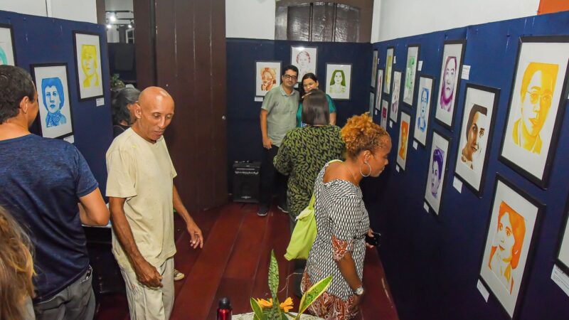 Exposição “Mulheres Pioneiras do Brasil” retorna à Casa de Cultura com 20 novos retratos em aquarela