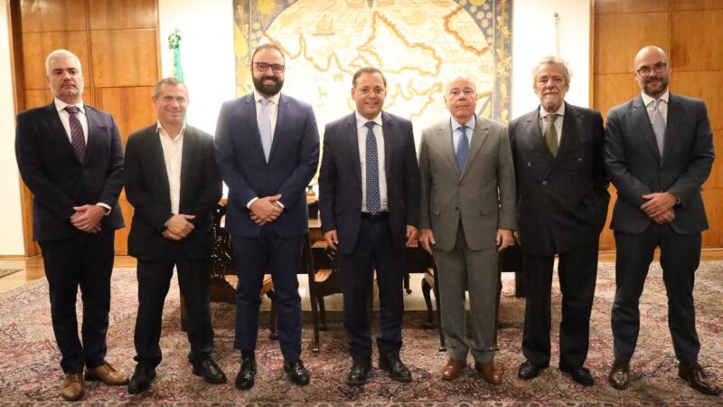 Prefeito Rodrigo Neves se encontra com ministro das Relações Exteriores e recebe apoio à candidatura Rio-Niterói para sediar o Pan 2031