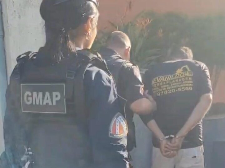 Guarda Municipal e Polícia Militar prendem suspeito de violência doméstica em Itaipuaçu