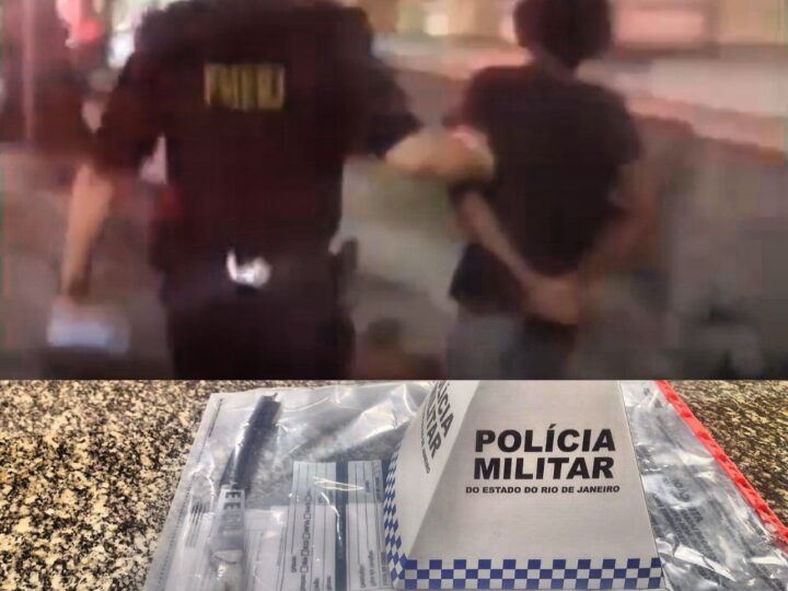 Homem é preso com faca após tentar furtar fios em poste no bairro de Icaraí, em Niterói
