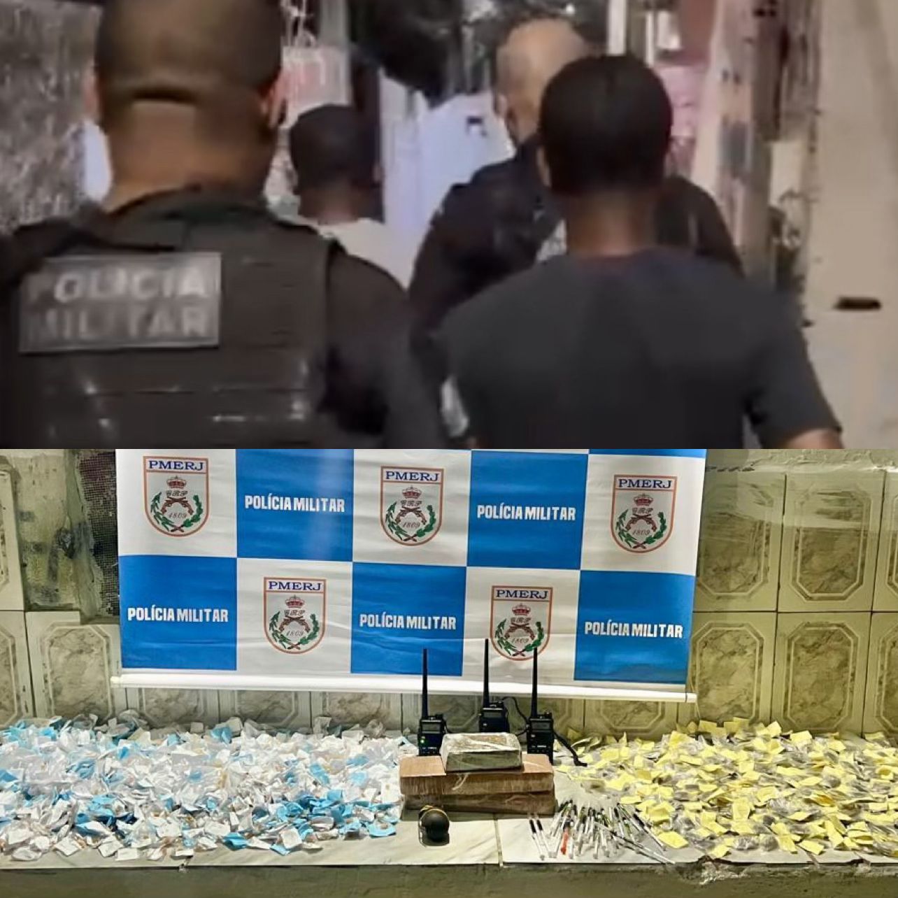 Polícia Militar dá grande prejuízo ao tráfico na Chácara, em Niterói