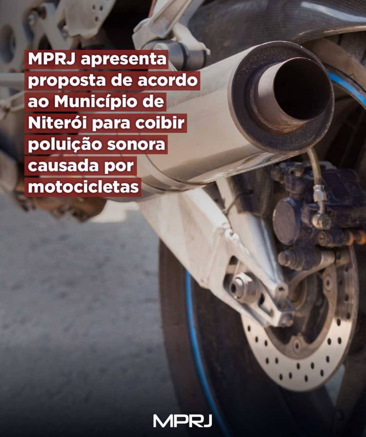 MPRJ propõe acordo à Prefeitura de Niterói para combater barulho excessivo de motos com escapamento adulterado