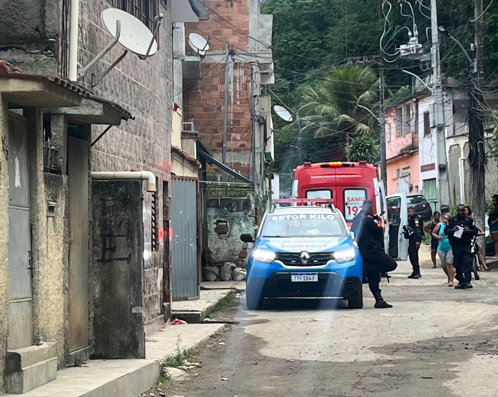 SAMU só chega após intervenção da PM para constatar morte de homem no Novo México, em São Gonçalo
