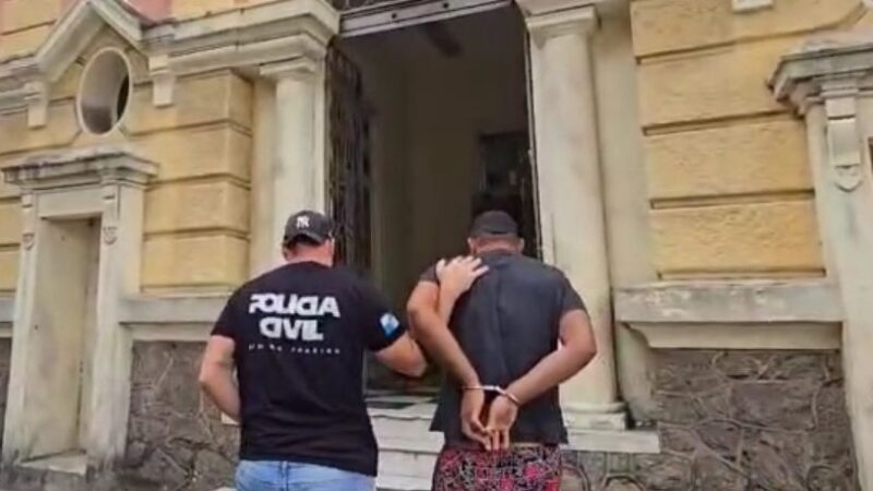 Policiais da 76ª DP de Niterói prendem acusado de tentativa de homicídio internado em clínica de reabilitação em Tanguá