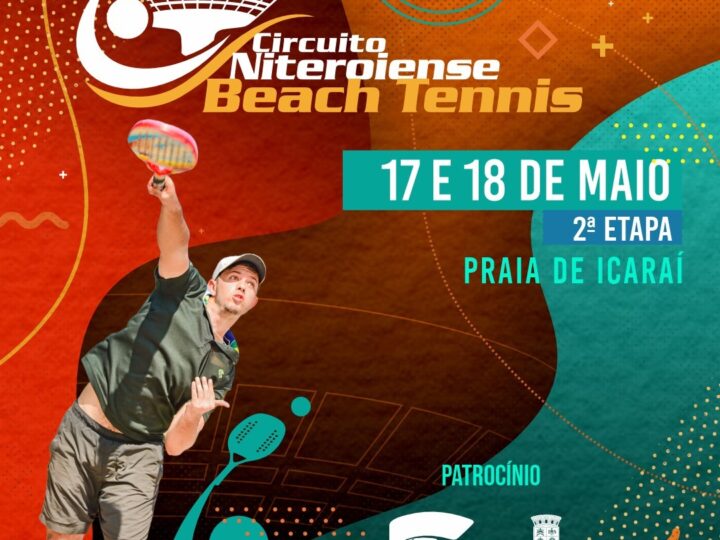 Segunda Etapa do Circuito Niteroiense de Beach Tennis vai agitar as areias de Icaraí neste final de semana 