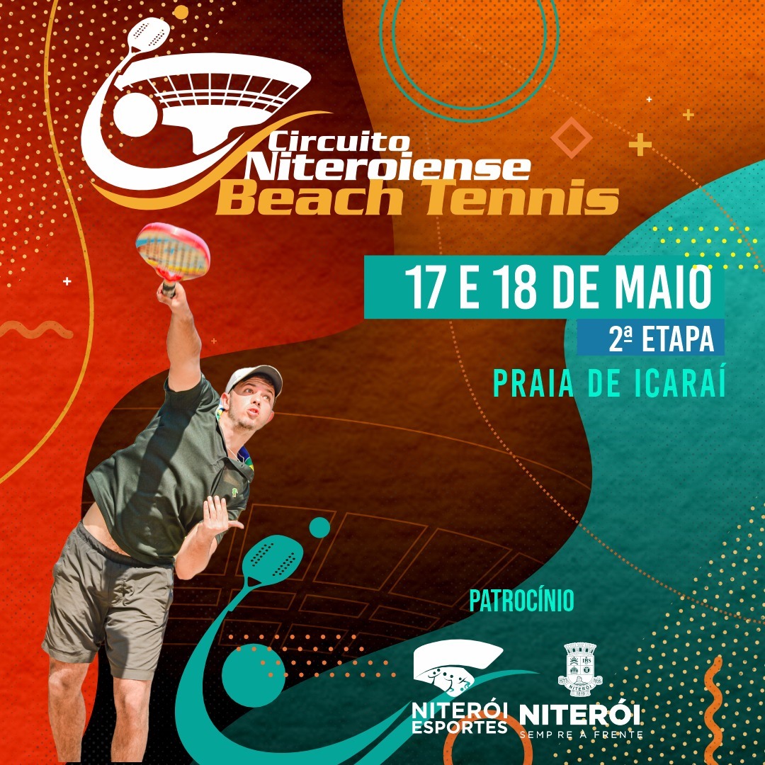 Segunda Etapa do Circuito Niteroiense de Beach Tennis vai agitar as areias de Icaraí neste final de semana