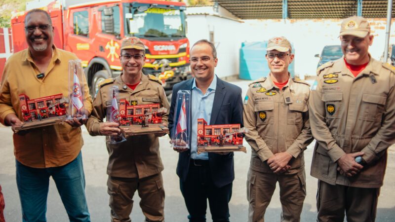 Corpo de Bombeiros de Maricá recebe veículo de última geração