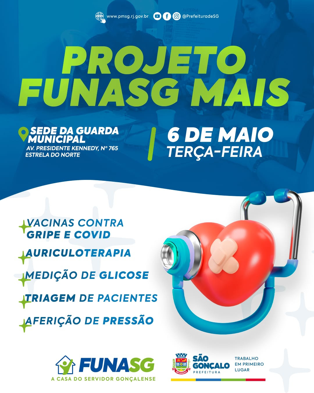 Funasg Mais promove ação na sede da Prefeitura