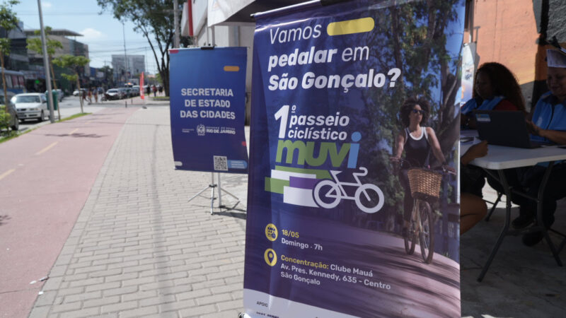 São Gonçalo abre inscrições para 1º Passeio Ciclístico do MUVI