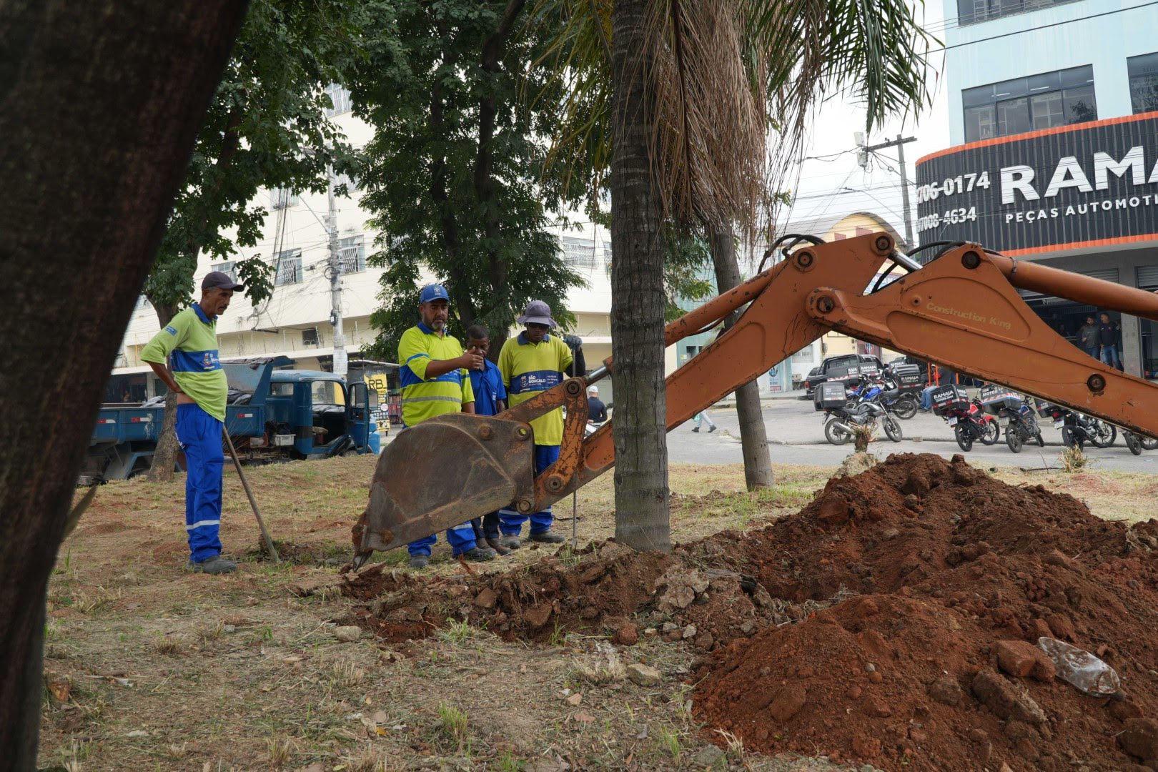 Começa nova etapa das obras no Jardim Alcântara