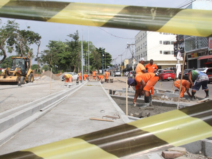 Obras no Jardim Alcântara seguem em andamento