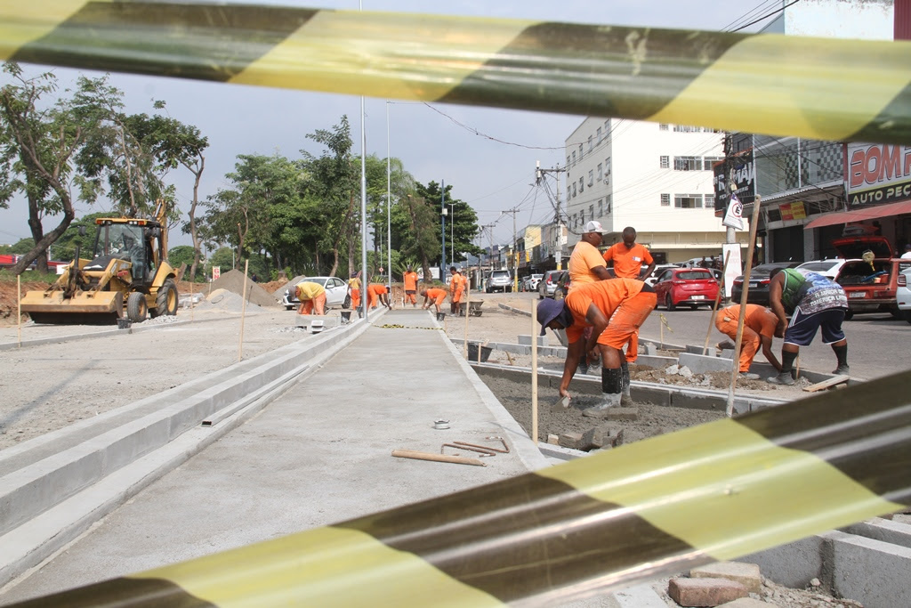 Obras no Jardim Alcântara seguem em andamento