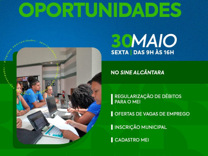 São Gonçalo abre mais de 60 vagas de emprego no Oportunidades