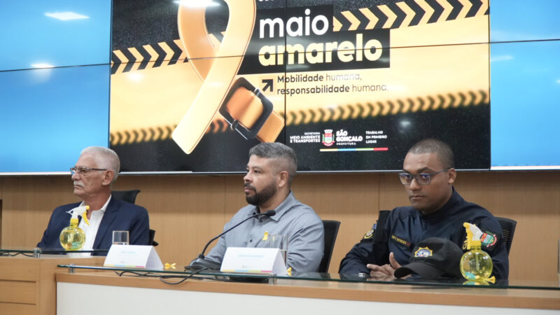 Campanha Maio Amarelo é iniciada em São Gonçalo