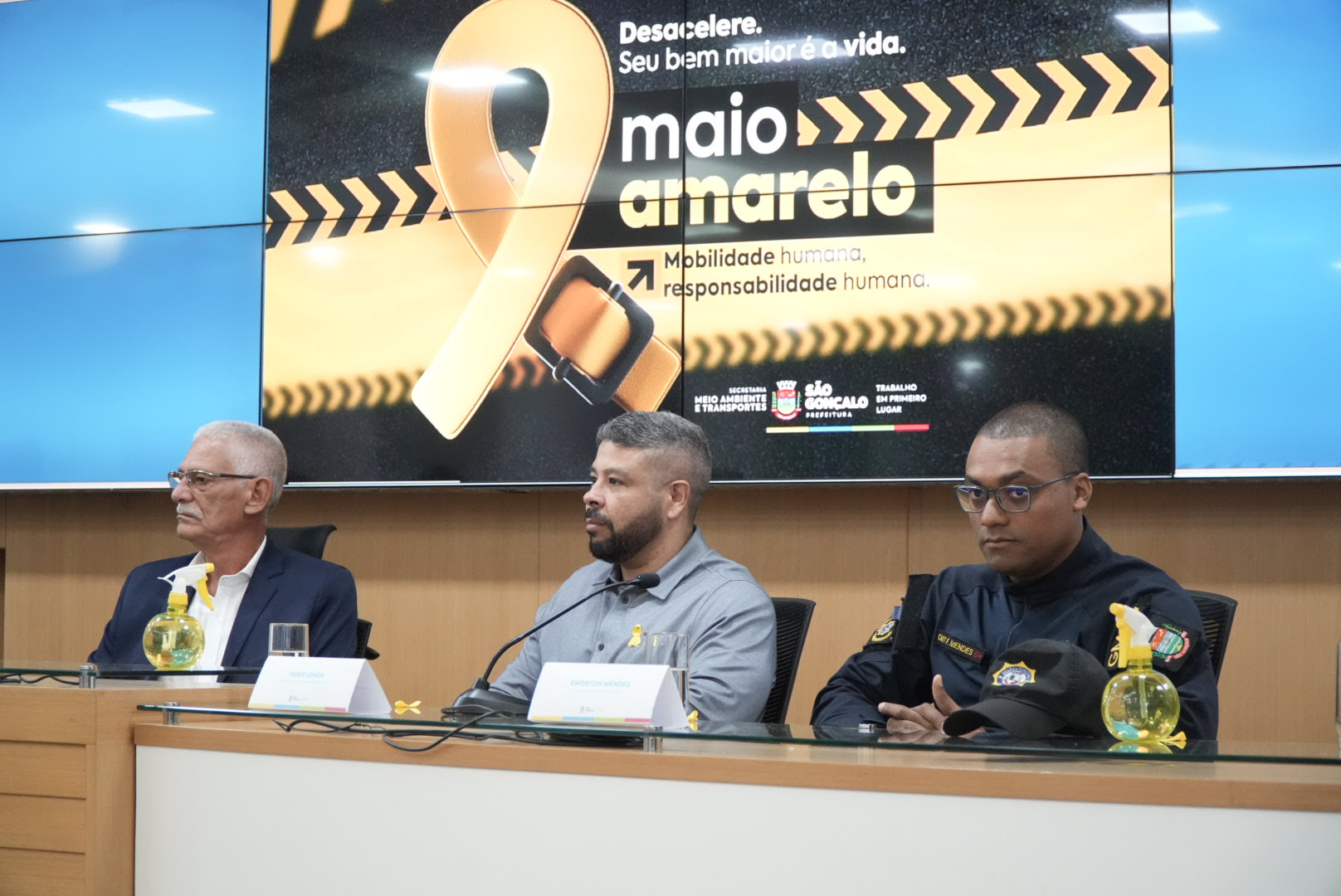 Campanha Maio Amarelo é iniciada em São Gonçalo
