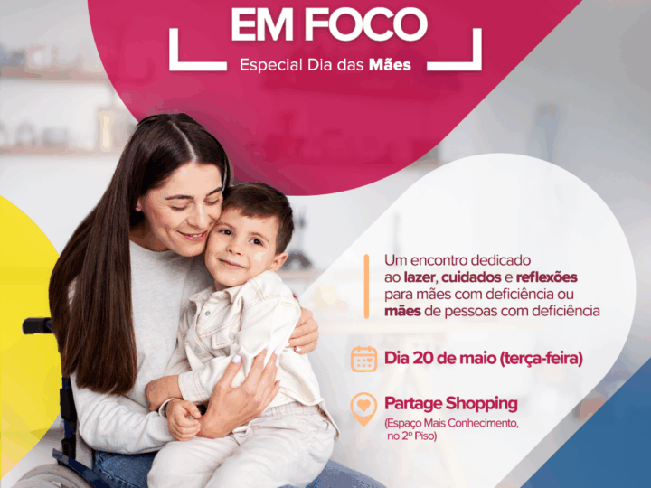 São Gonçalo vai realizar evento para mães PCDs no Partage Shopping