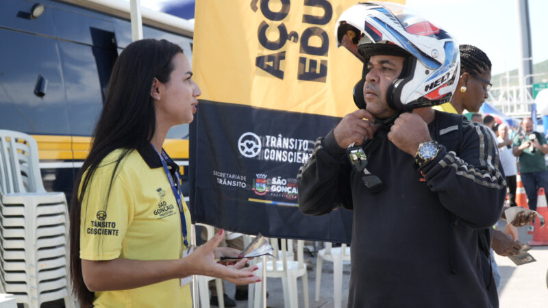 São Gonçalo participa da campanha Maio Amarelo da PRF