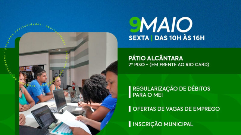 Nova edição do Oportunidades acontecerá no Pátio Alcântara nesta sexta-feira (9)