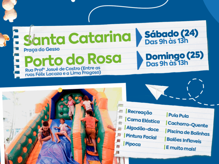 Caravana de Arte e Lazer em Santa Catarina e Porto do Rosa