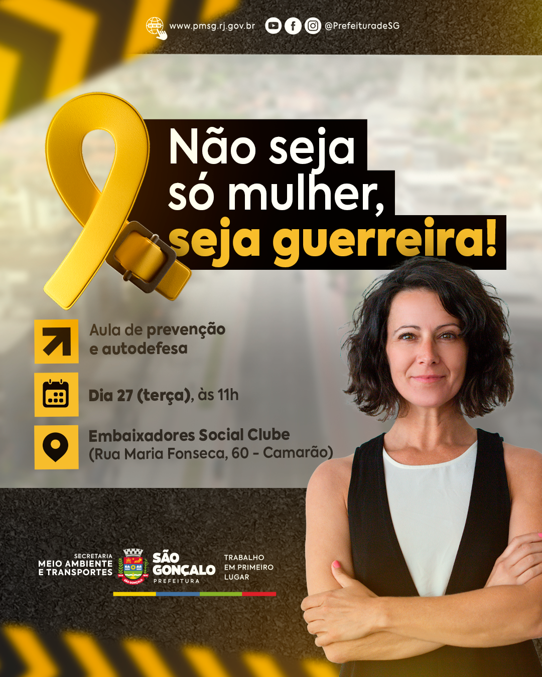 São Gonçalo realizará aula de autodefesa para mulheres motoristas de aplicativo 