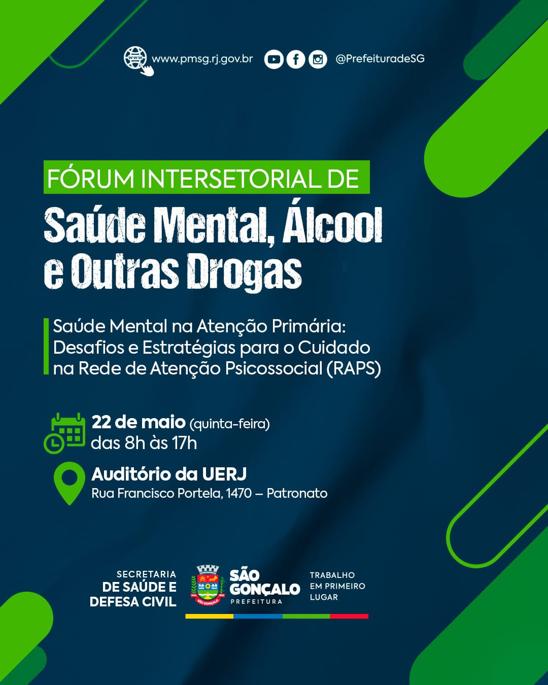 Saúde de São Gonçalo inscreve para fórum de saúde mental