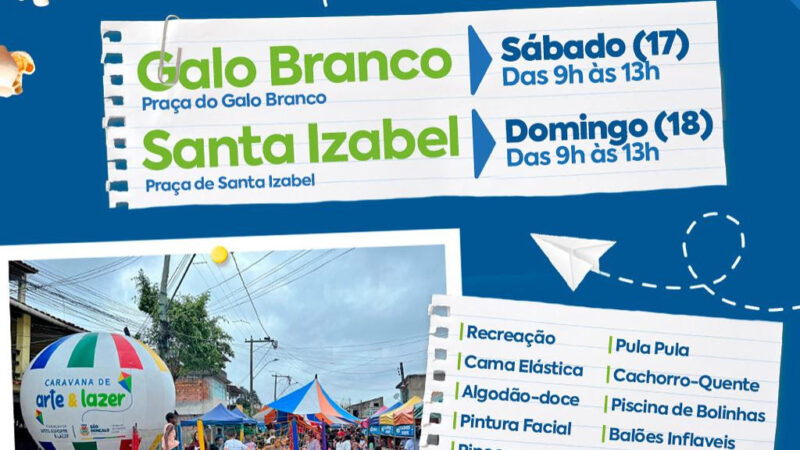Crianças gonçalenses terão mais um fim de semana de diversão