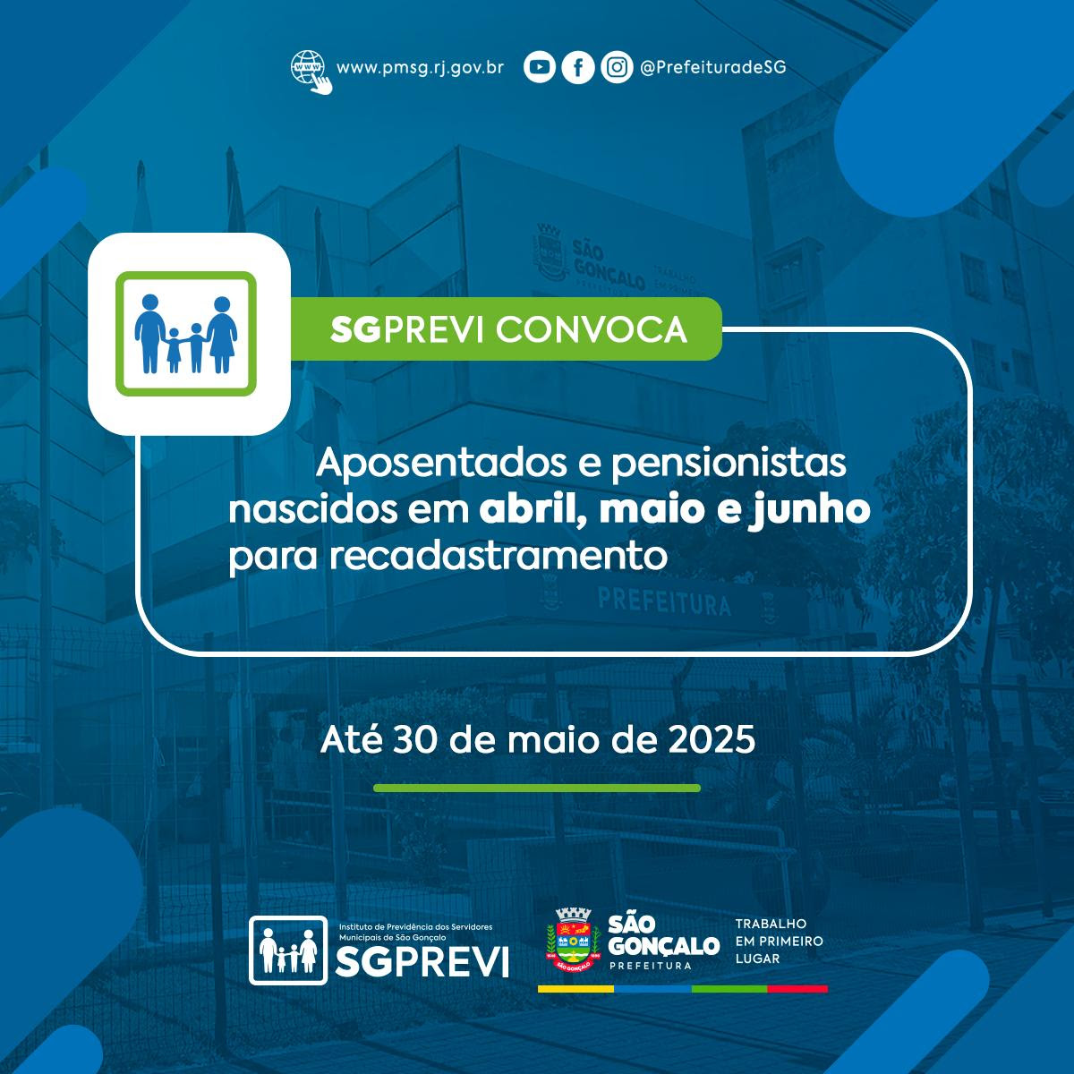 SG-Previ convoca aposentados e pensionistas para recadastramento