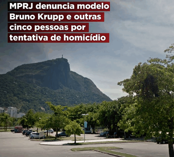MPRJ denuncia modelo Bruno Krupp e outras cinco pessoas por tentativa de homicídio