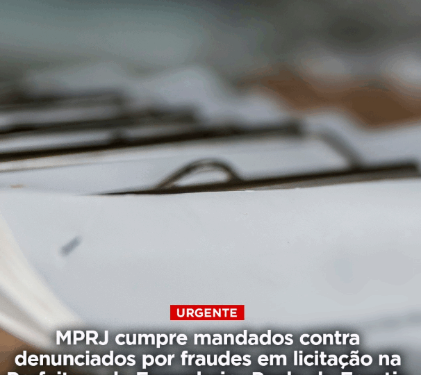 MPRJ cumpre mandados contra denunciados por fraudes em licitação na Prefeitura de Engenheiro Paulo de Frontin