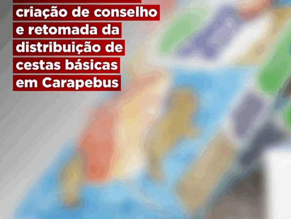 MPRJ recomenda criação de conselho e retomada da distribuição de cestas básicas em Carapebus