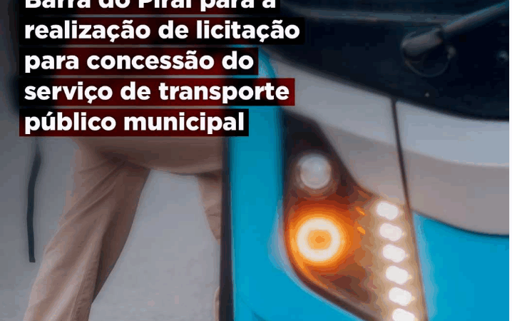MPRJ firma TAC com Barra do Piraí para a realização de licitação para concessão do serviço de transporte público municipal