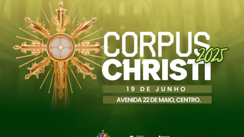 Celebração de Corpus Christi acontece nesta quinta-feira (19/06), na Avenida 22 de Maio