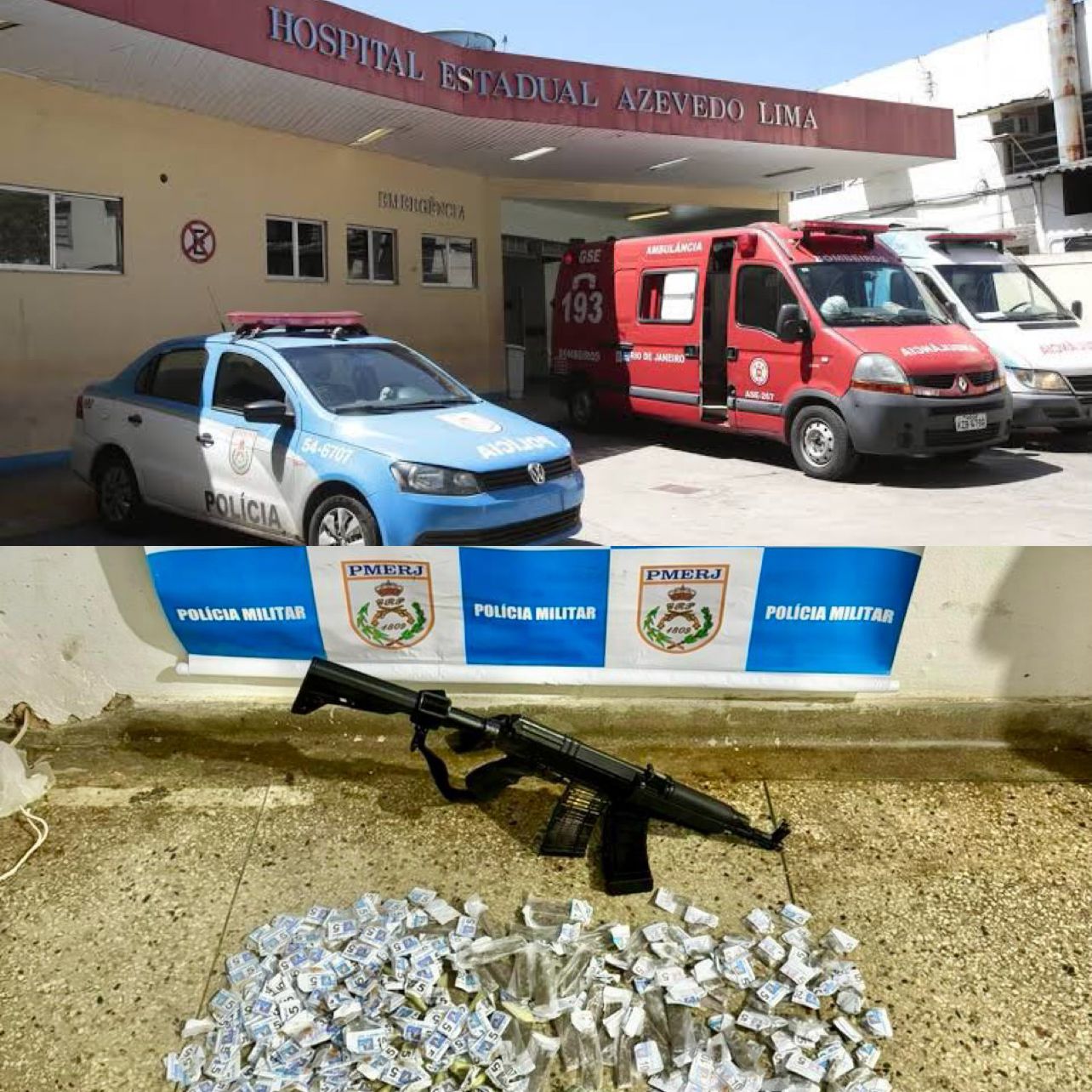 Traficantes atacam patrulha do 12º BPM e ferem PM durante patrulhamento no Fonseca