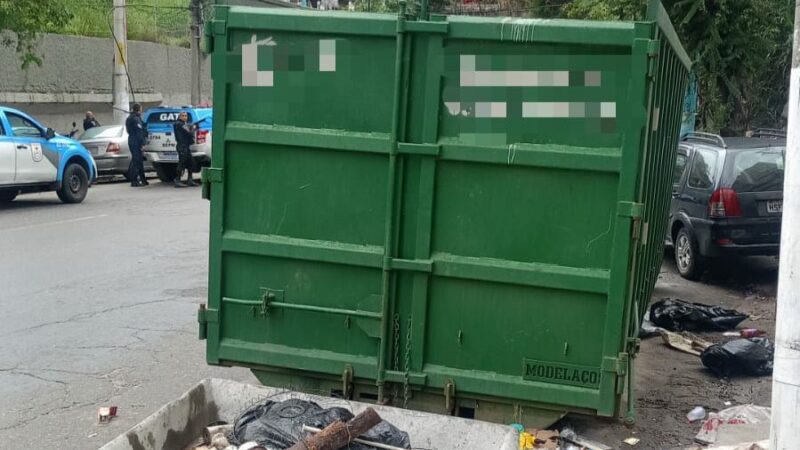 Ferro-velho interditado é alvo de nova ação do 12º BPM no acesso ao Morro do Cavalão, em Niterói
