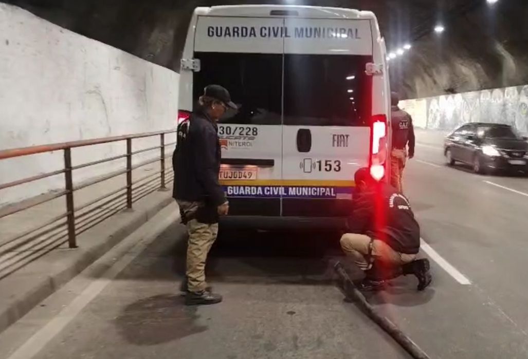 Guarda Municipal de Niterói impede furto de cabos no Túnel Raul Veiga durante patrulhamento noturno