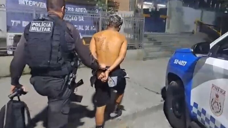 Ação rápida da Polícia Militar prende suspeito com arma de uso restrito e drogas em Niterói
