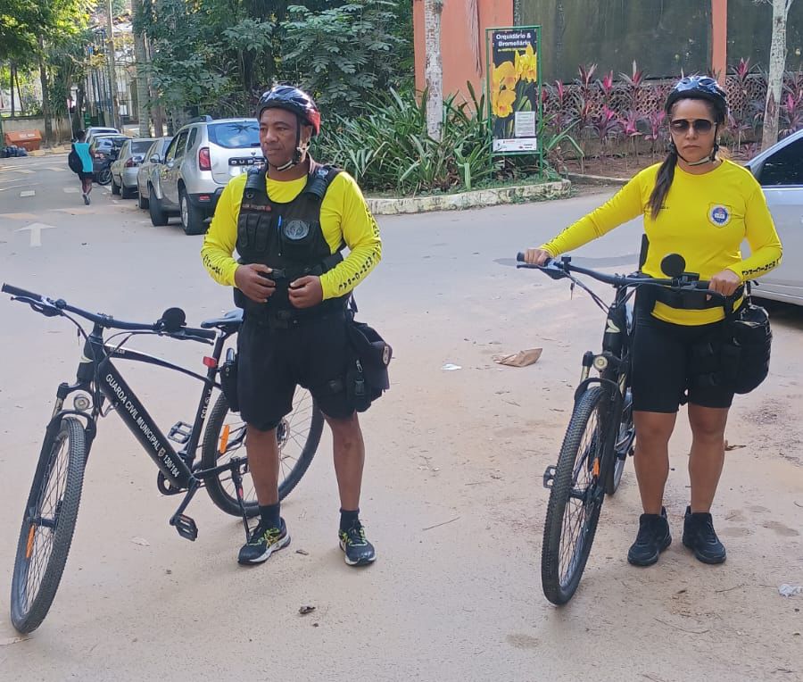 Guarda Municipal de Niterói inaugura ciclopatrulhamento no Horto do Fonseca