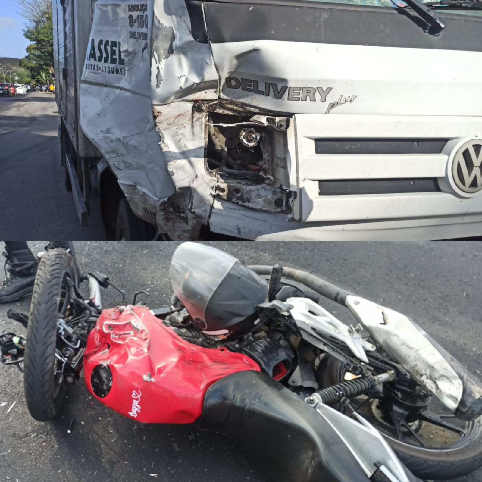 Tragédia na Estrada de Ponta Negra: Jovem morre em grave acidente de moto neste sábado