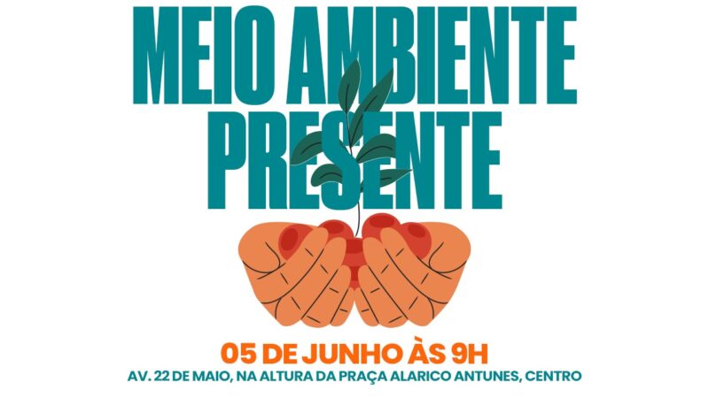 Meio Ambiente Presente: ação de distribuição de mudas e troca de recicláveis por copos reutilizáveis acontece nesta quinta-feira (05/06)