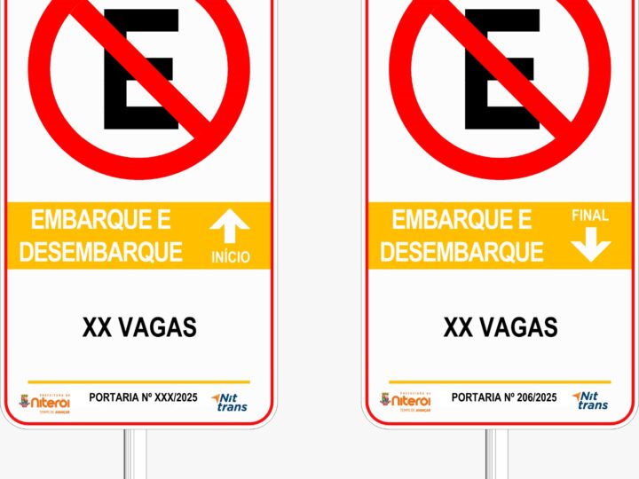Prefeitura de Niterói inicia mudança nas placas de estacionamento