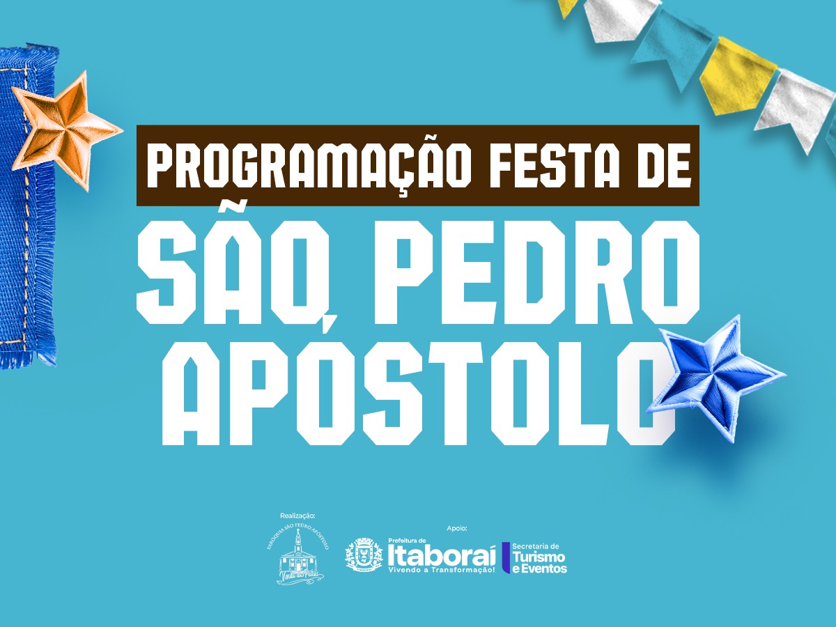 Venda das Pedras celebra São Pedro Apóstolo com programação religiosa e cultural a partir desta sexta-feira (27/06)