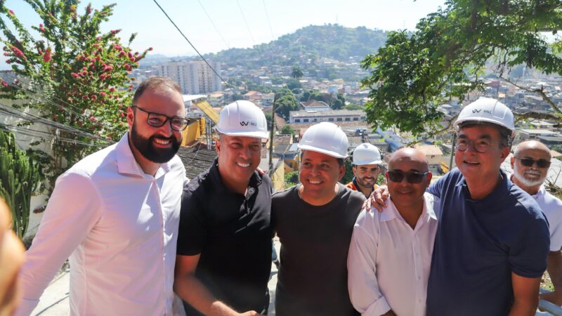 Prefeitura de Niterói avança com obras de urbanização na comunidade do Papagaio, no bairro Venda da Cruz