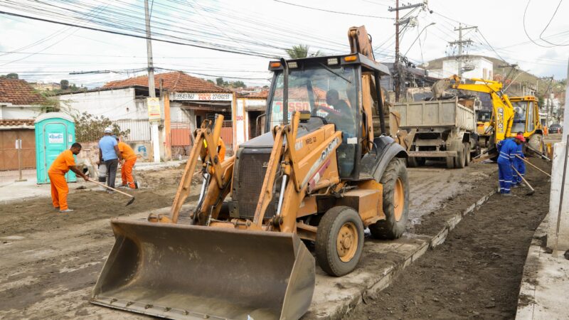 Obras de drenagem na Rua General Castrioto devem acabar neste fim de semana