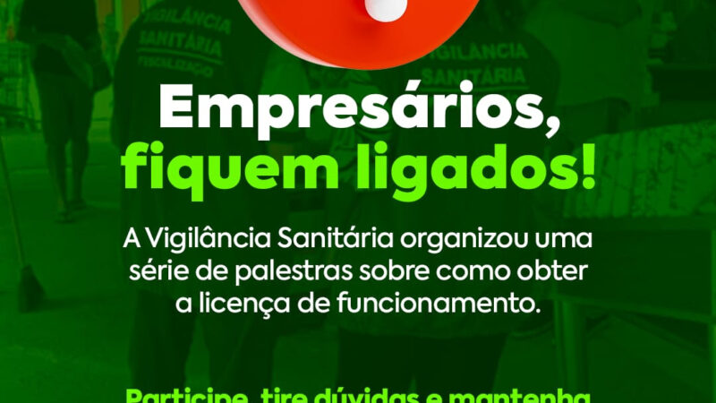 São Gonçalo orienta empresários sobre normas da Vigilância Sanitária