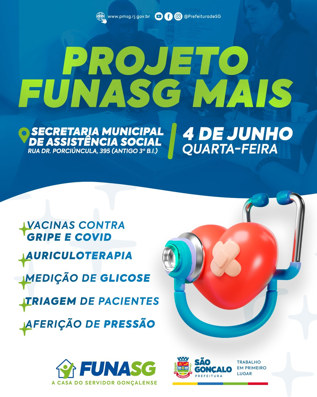 Funasg Mais promove ação para atender servidores da Assistência Social